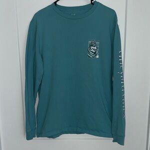 Vineyard Vines Teal Long Sleeve Tee